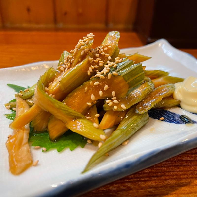 セロリさっぱり漬(もつ焼き稲垣)