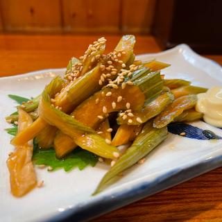 セロリさっぱり漬(もつ焼き稲垣)