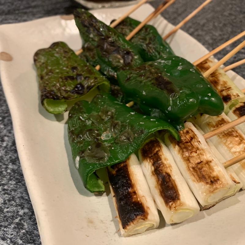 ネギ、ピーマン(鳥心 )