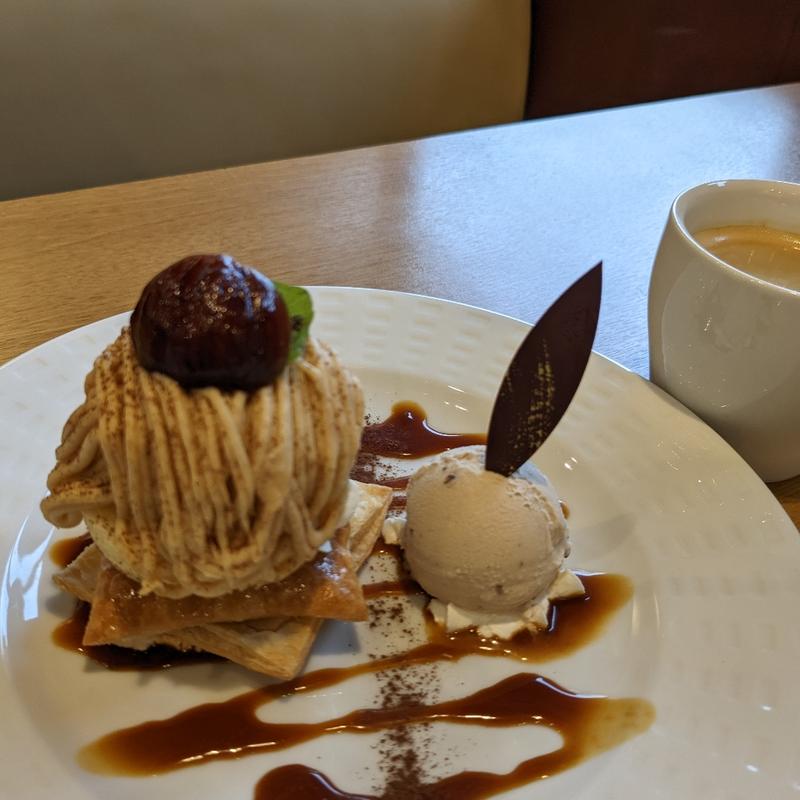 和栗クリームのモンブランミルフィーユ(ココス 周陽店 （COCO'S）)