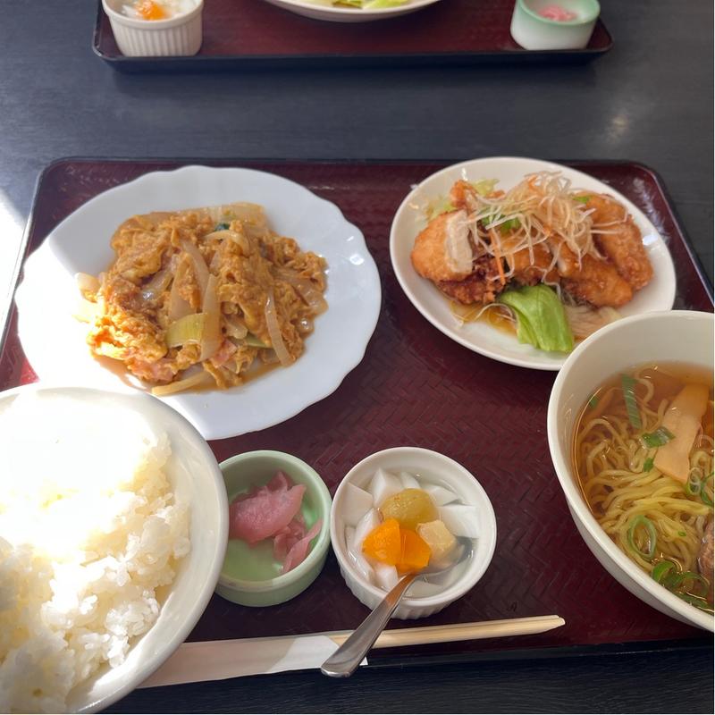 ハムと玉子炒め(葵飯店)