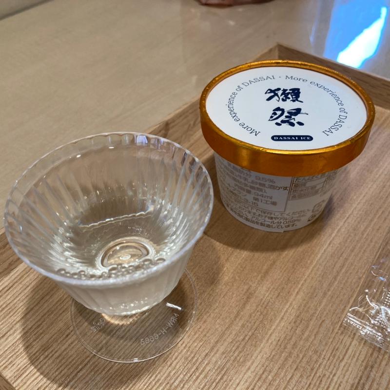 獺祭アイス(獺祭ストア 銀座)