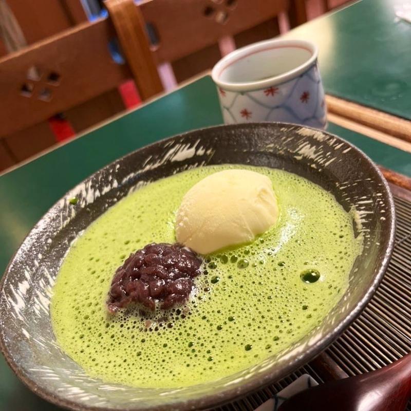 冷やし抹茶(甘味処 彦いち )