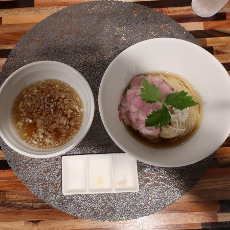 昆布水つけ麺(麺屋おやゆび)