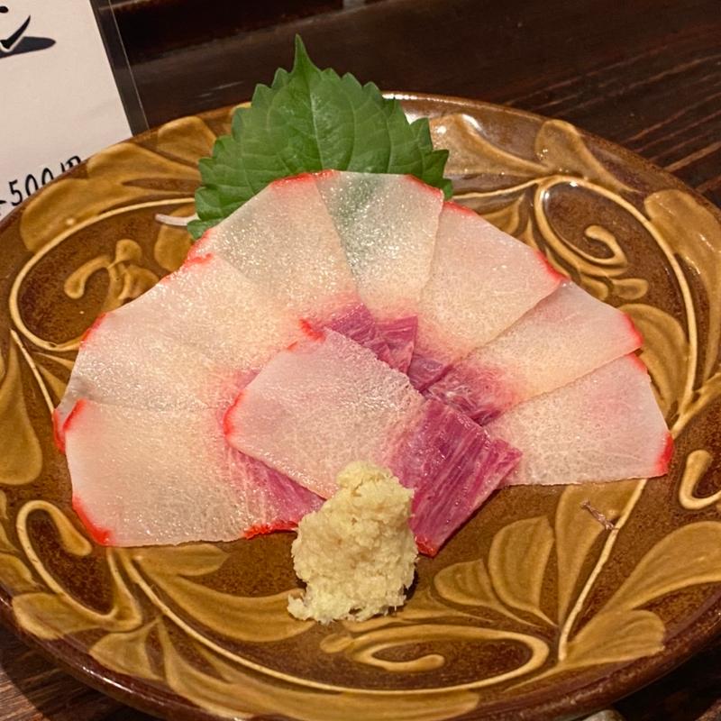 鯨のベーコン刺(博多 ほてい屋)