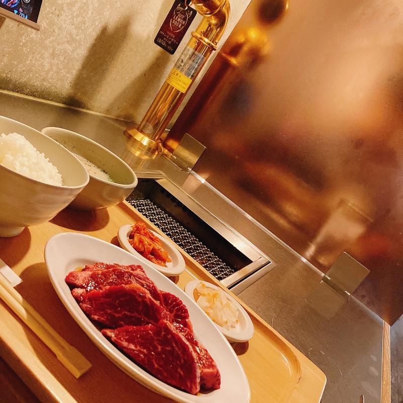 ハラミ定食(ひとりカルビ1965)