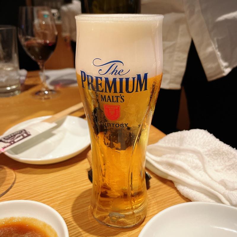 ザ・プレミアムモルツGlass(ビーフキッチン 中目黒本店)