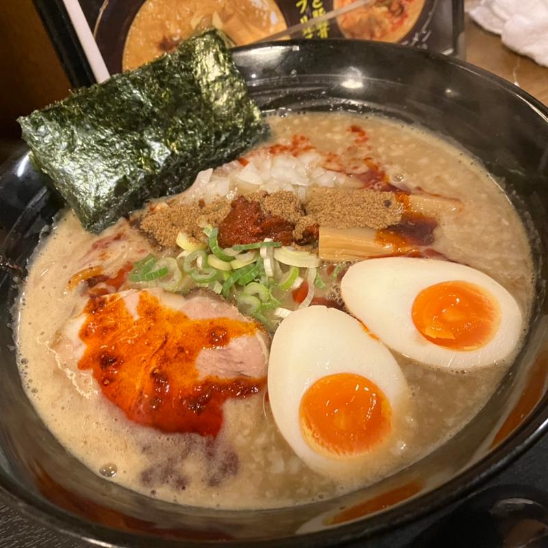 赤辛魚豚ラーメン(麺匠和蔵 東大和店)
