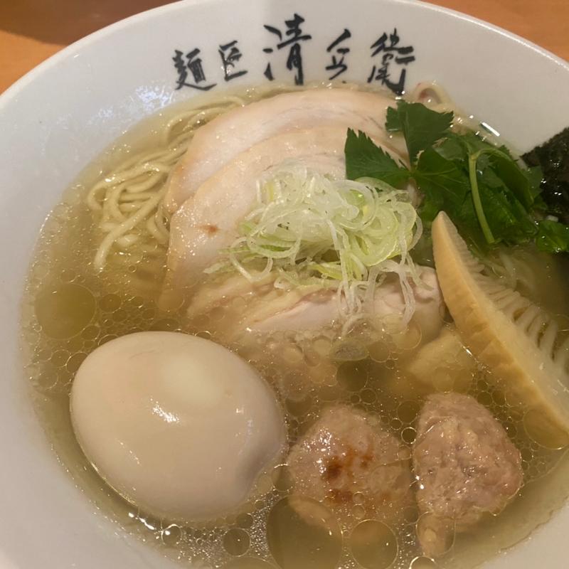 淡麗鶏塩そば(麺匠 清兵衛)