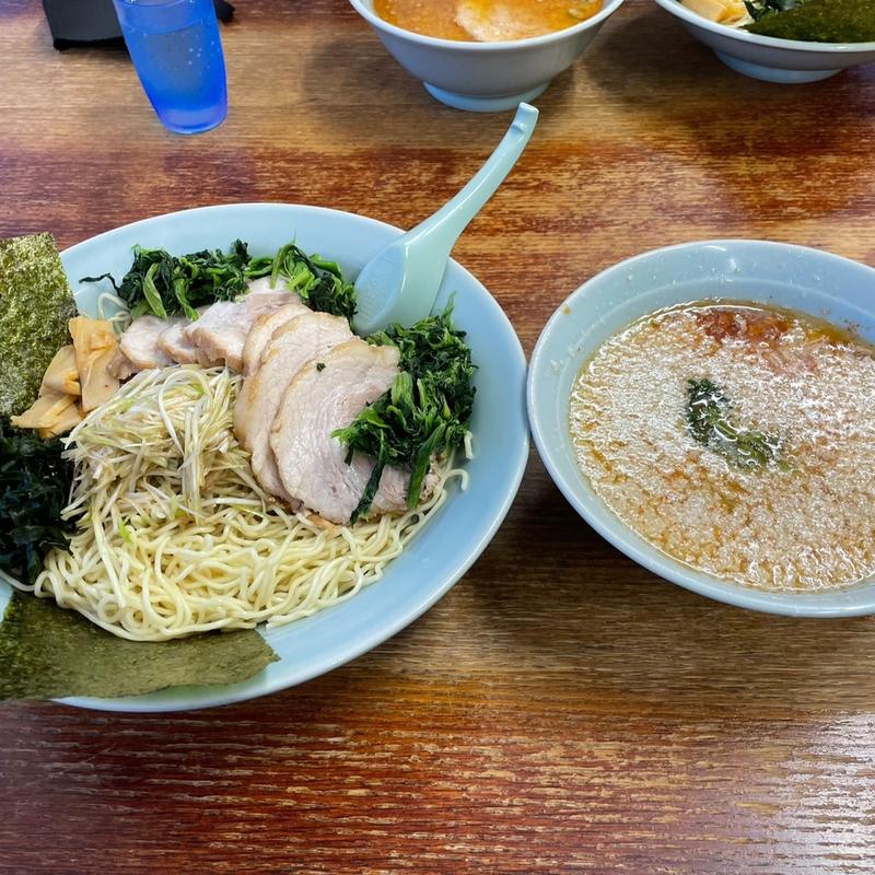 ネギつけ麺＋チャーシュー＋ほうれん草(ラーメンショップ 境店 )
