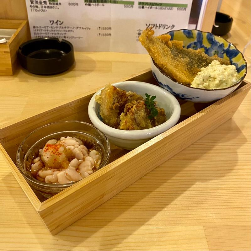 コドンマイset(真鱈白子ぽん酢、バルサミコ酢豚、真あじフライ)(コドンマイ)