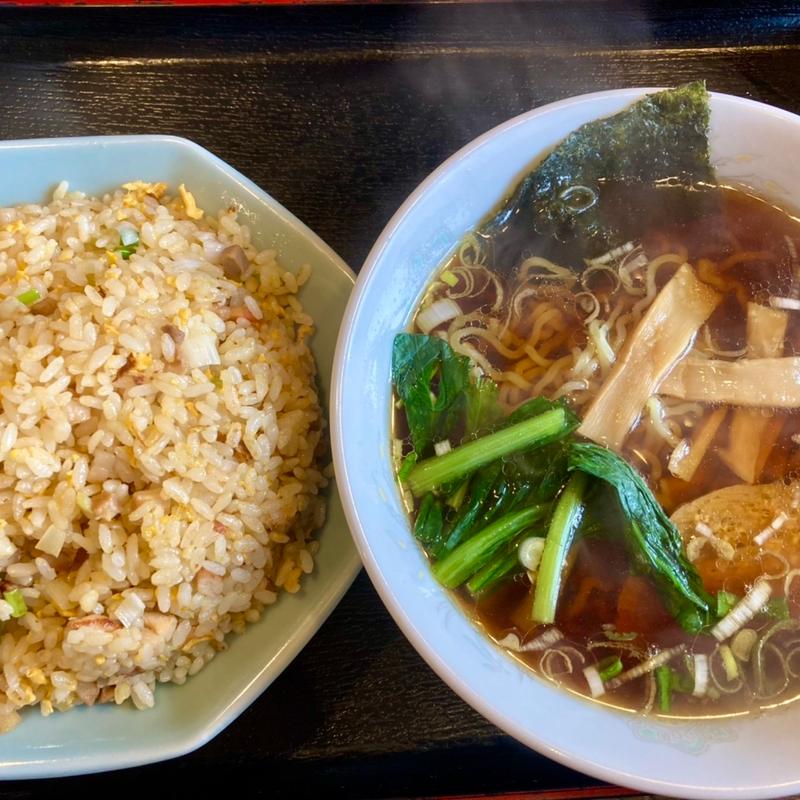 炒飯半ラーメンセット(ボリュームの幸華)