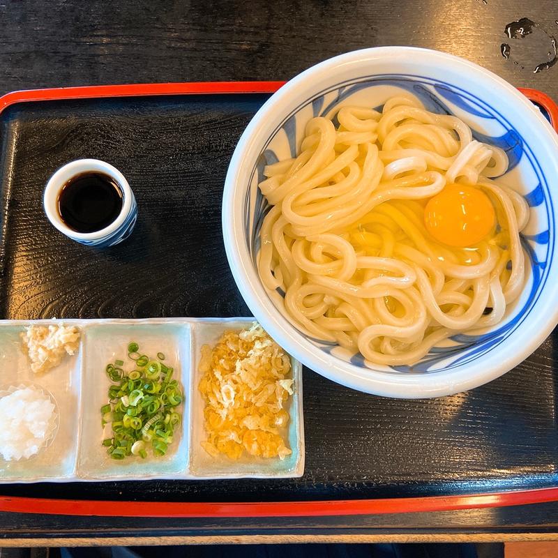 釜玉うどん(かわたうどん )