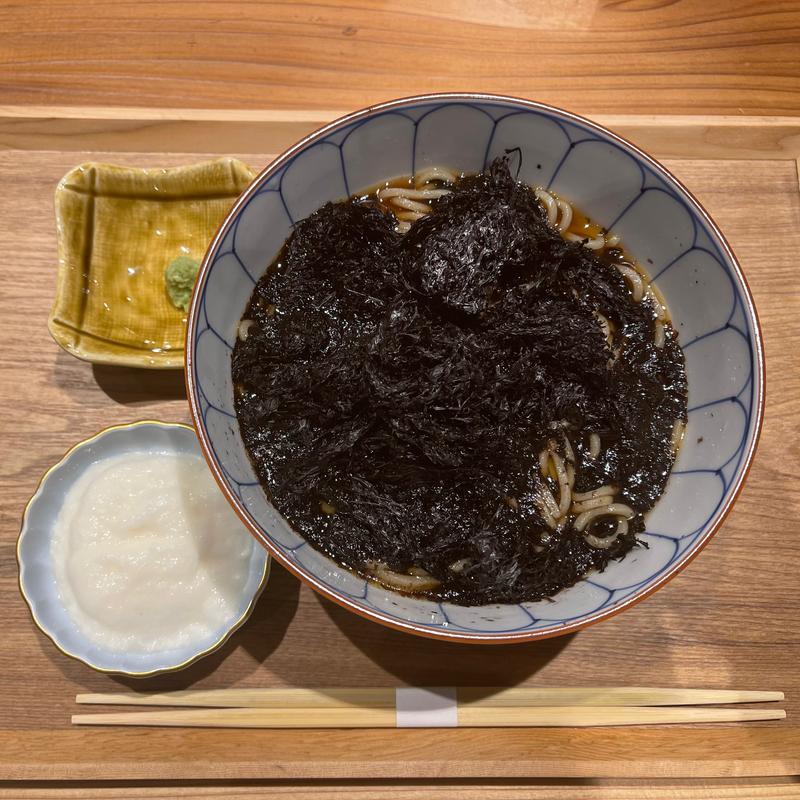 ばら海苔蕎麦(鴨しゃぶ粋玄)