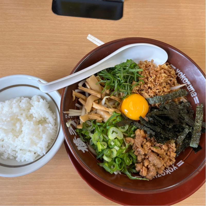 まぜそば(ラーメン横綱 豊川店)