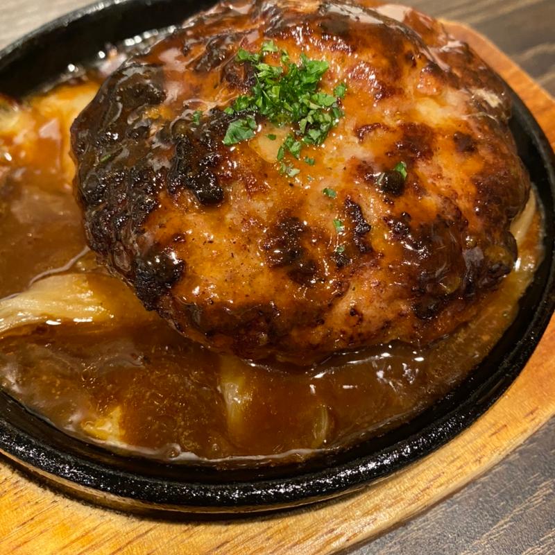 俺のハンバーグ(洋食&樽生ワイン しもじま亭)