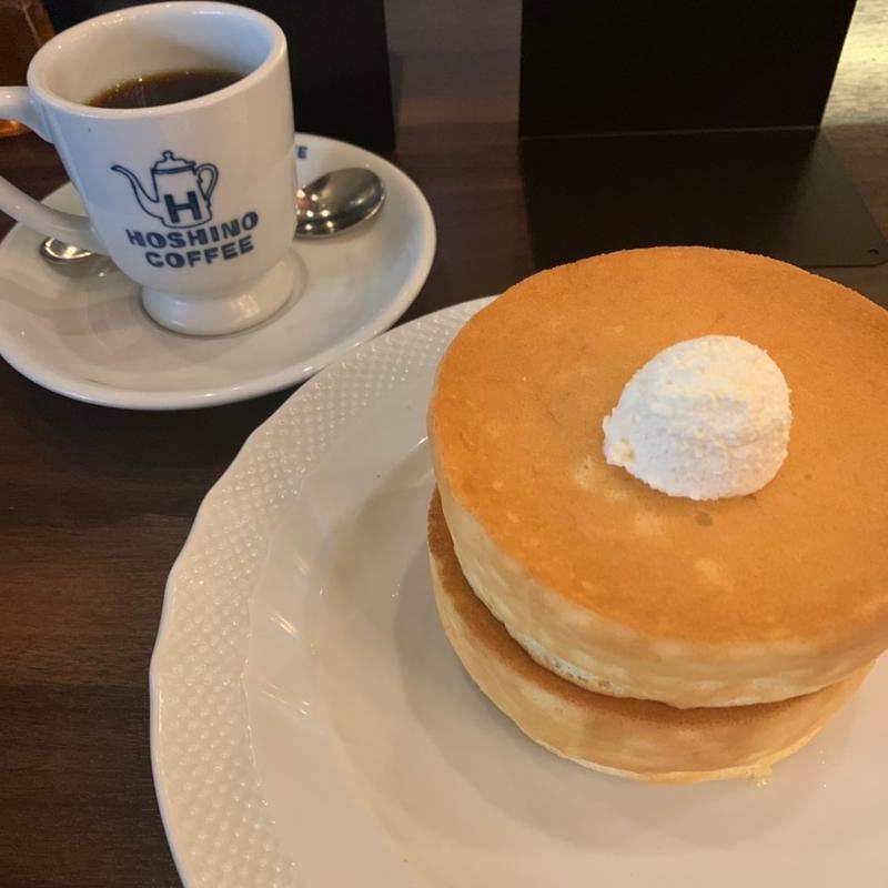 窯焼きスフレパンケーキ(星乃珈琲店 アスティ京都店)