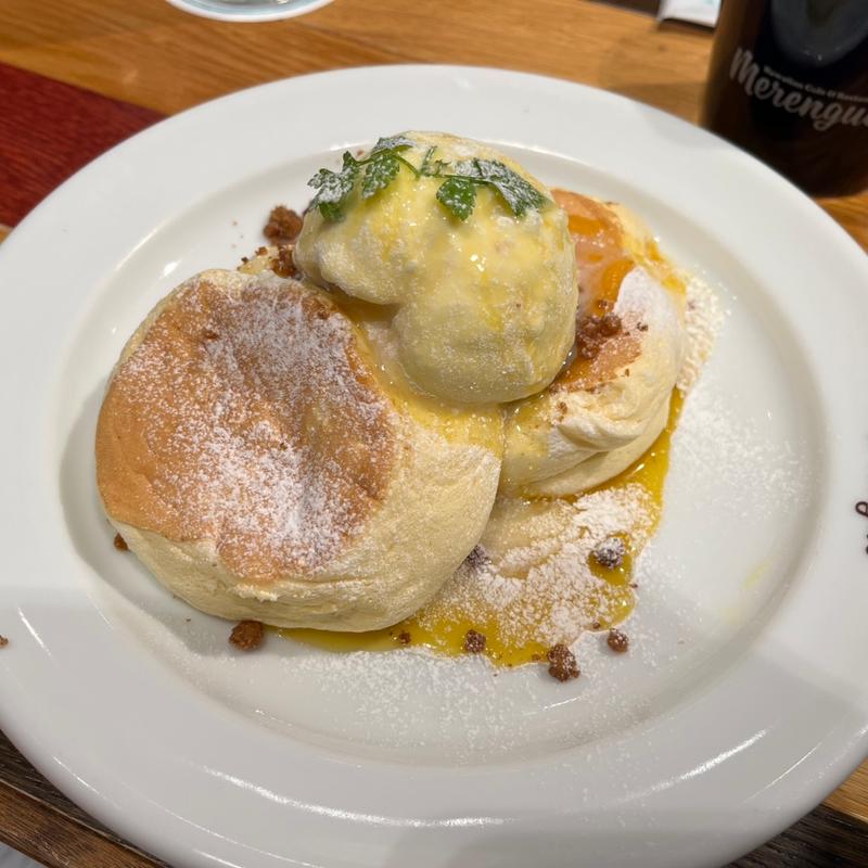 練乳バナナパンケーキ(メレンゲ たまプラーザ店)