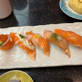 鮭五貫盛り(金沢まいもん寿司たまプラーザ店)
