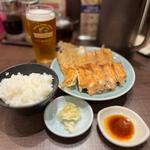 餃子定食(宇都宮みんみん ステーションバル)