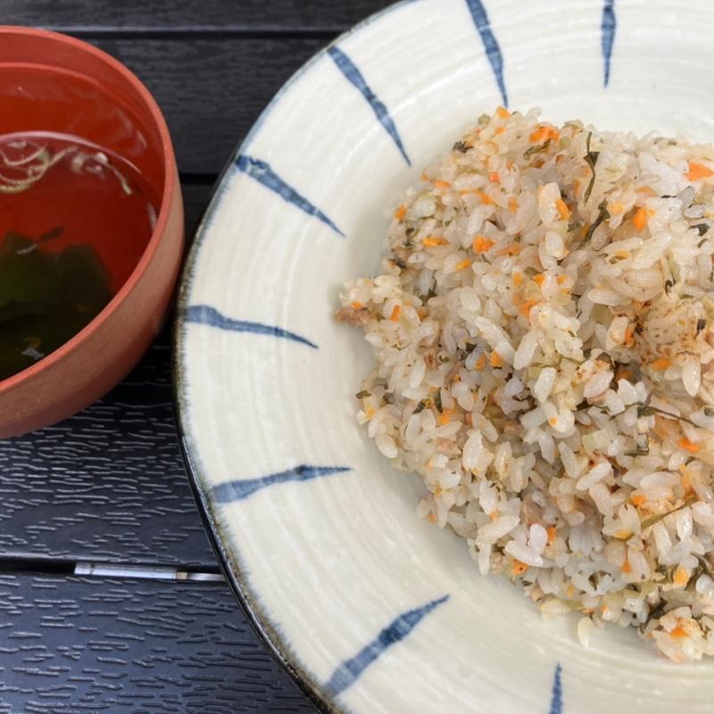 野沢菜チャーハン(徳澤園 みちくさ食堂)