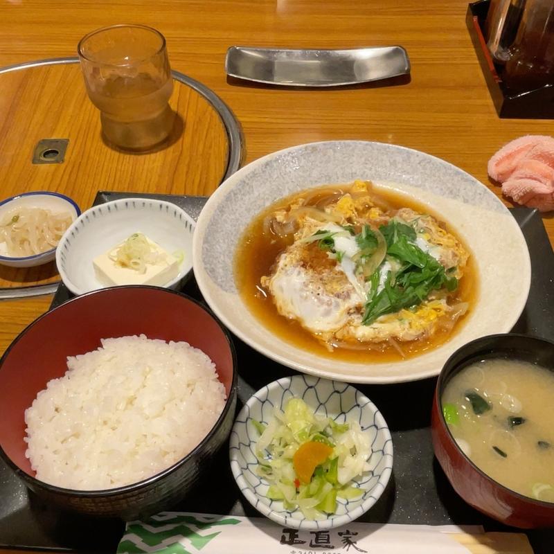 卵とじカツ煮(正直家)