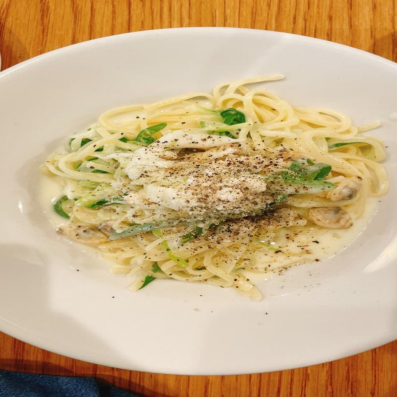 むきあさりと長ネギのボンゴレクリーム(oliver)