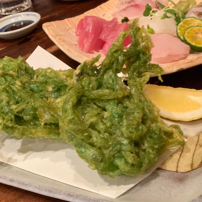 アーサーの天ぷら(島の食べものや南風 ぱいかじ)