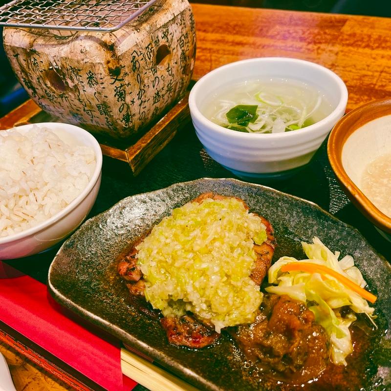 ねぎ塩！牛タン焼き定食(牛タン圭助 品川港南口)