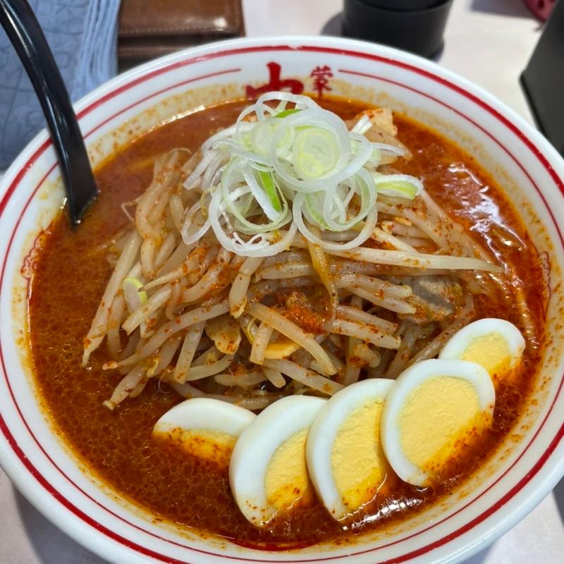 味噌卵麺(蒙古タンメン中本 御徒町店)