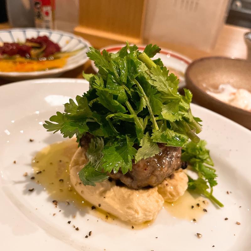 名物 鹿のハンバーグ(大衆酒場レインカラー)