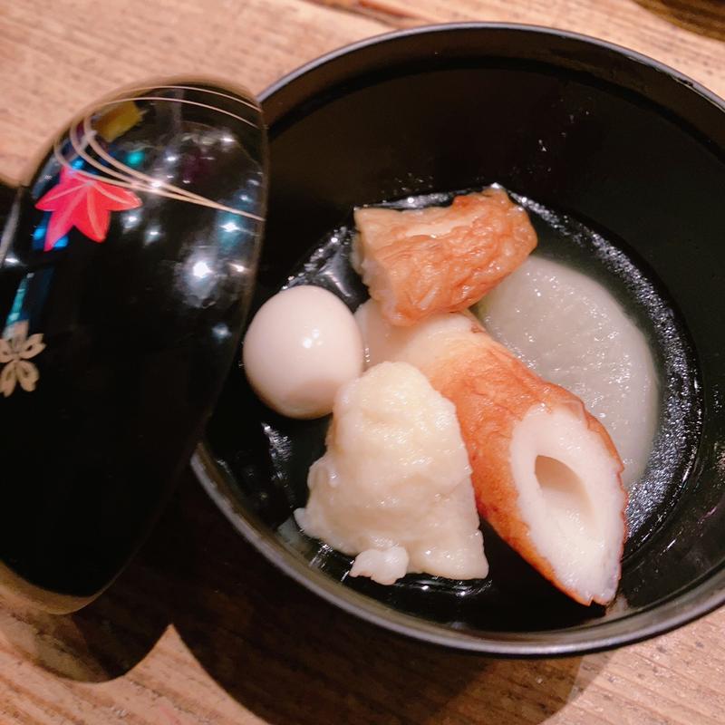 いかの真丈と京風おでん(鮮魚屋 （せんぎょや）)