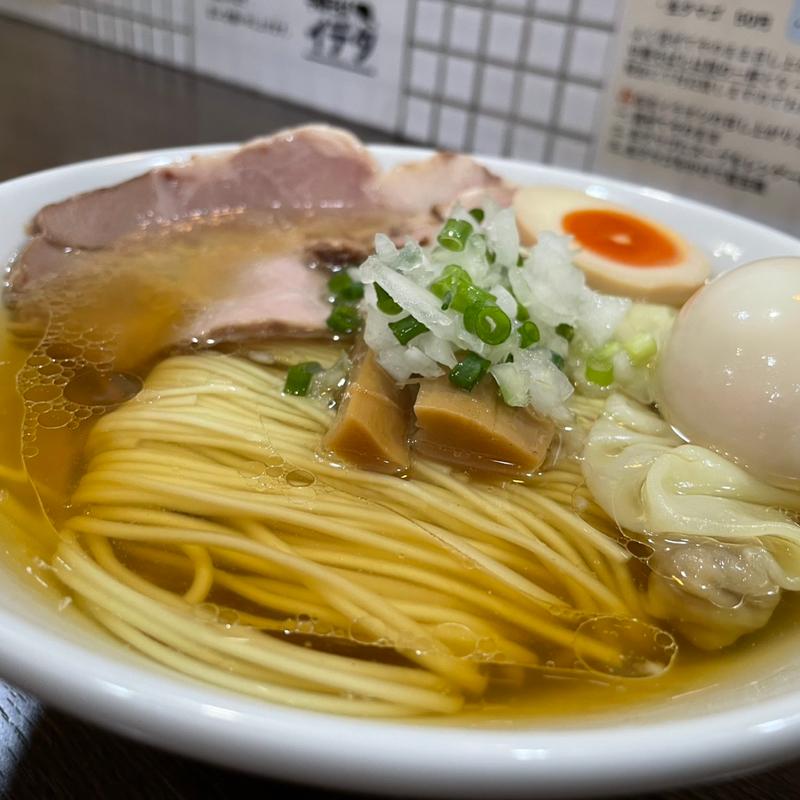 特製塩そば＋味玉(中華そばイデタ)