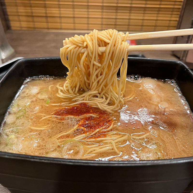 釜だれとんこつラーメン(一蘭 天神西通り店 )