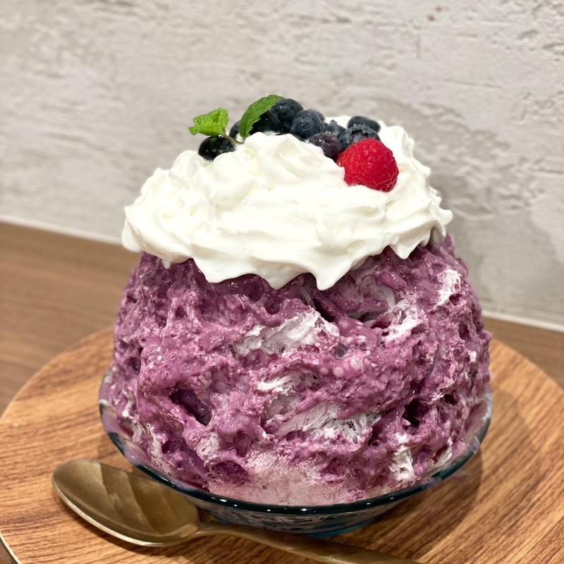 ブルーベリーヨーグルト(京かき氷つみき)