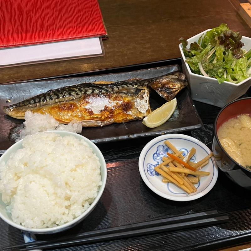 焼魚定食(美食処 作治)