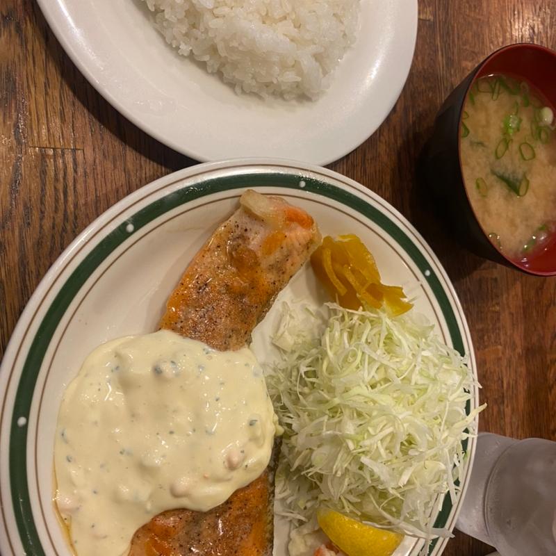 サーモンバターカキフライ(かつれつ四谷たけだ )