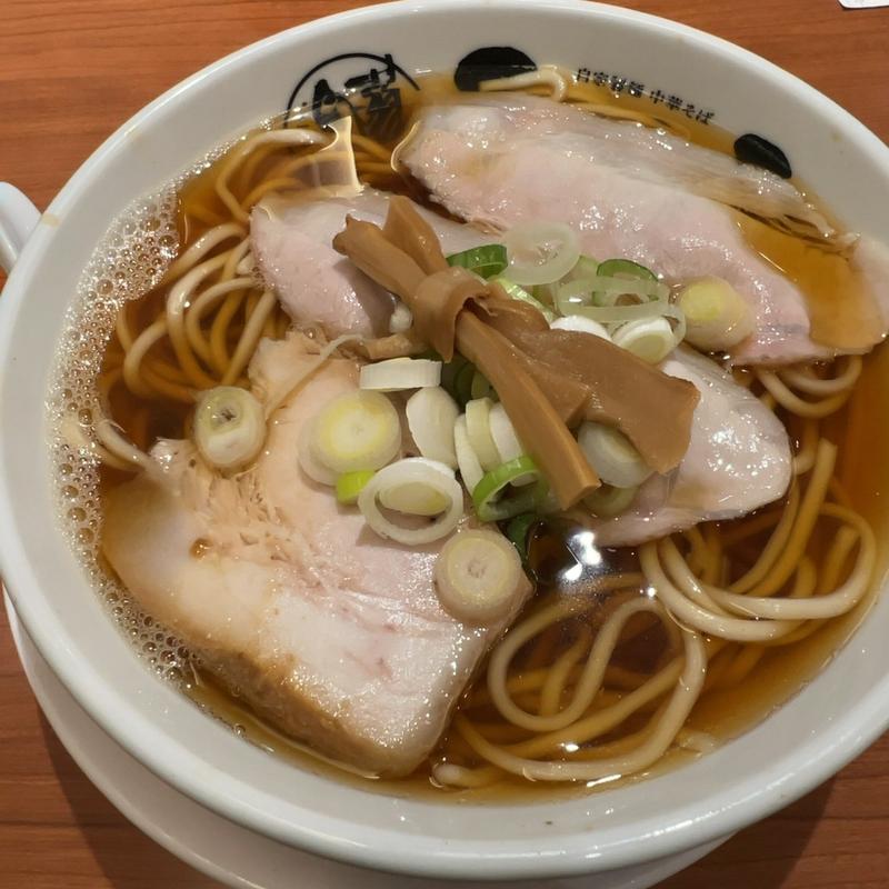 あっさり煮干しそば(中華そば ひらこ屋 東京ラーメンストリート店)