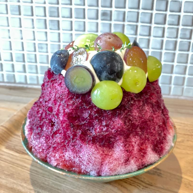 実！たっぷりぶどうベリー(フルーツ喫茶 グリーンケトル)