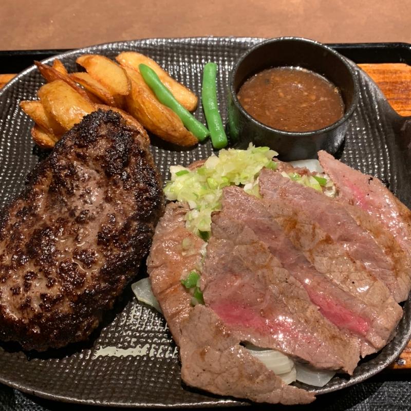 腰塚のハンバーグ&腰塚のステーキ(ハンバーグ＆ステーキ 黒毛和牛腰塚 目黒店)