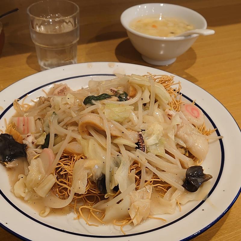 本格長崎皿うどん(長崎飯店 青物横丁店)