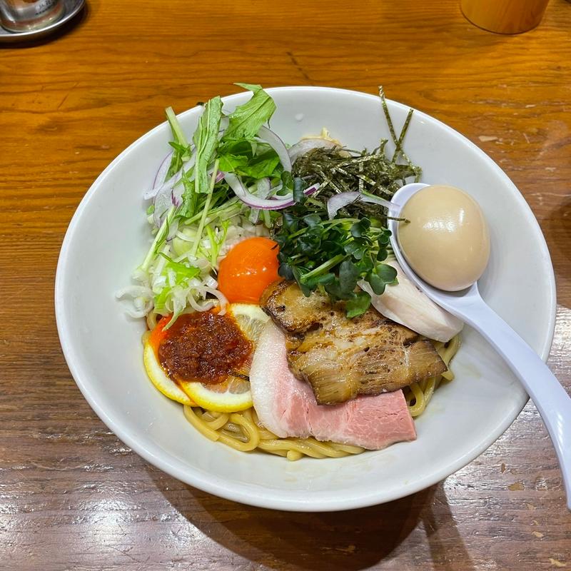 まぜそば(中華そば つけ麺 百日紅 新宿店)