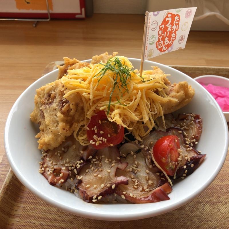 タコ丼(食堂カフェ仙華園×クレープ仙菓園)
