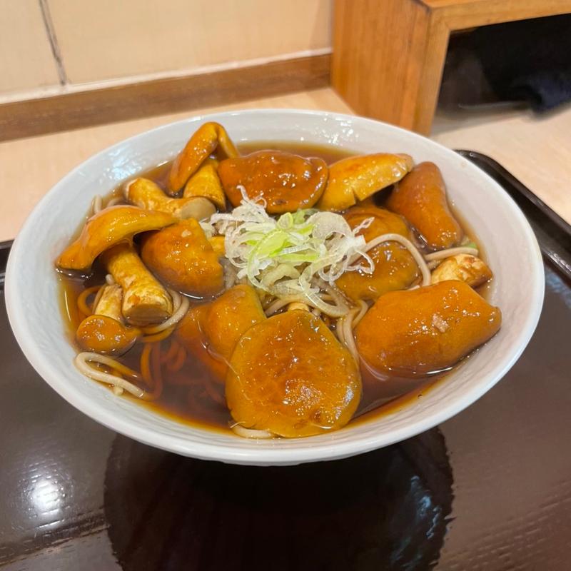 特製なめこそば(田そば （デンソバ）)