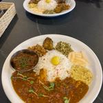 鯖カレー　2種合いがけ