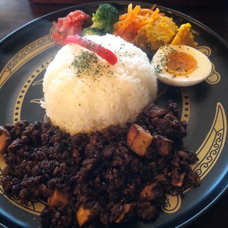 エリンギのスパイスキーマカレー(Bar Corner)