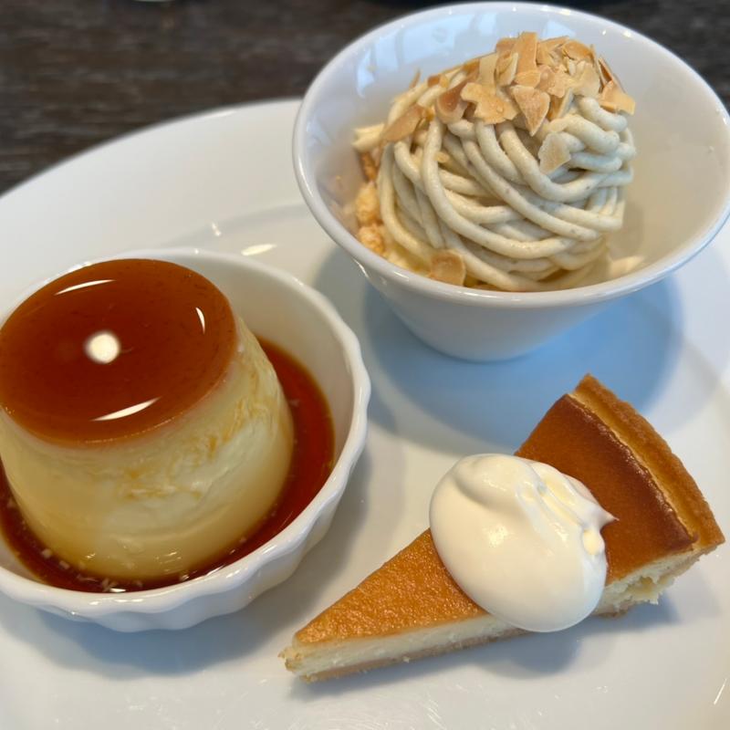 秋のデザートプレート(カフェモロゾフ イオンSENRITO店)