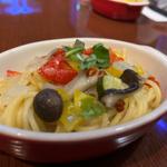 3種茸と野菜のペペロンチーノ　～ヴェルドゥーラ～