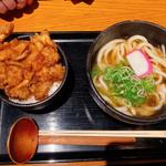 かき揚げ丼セット(雅楽 （がらく）)
