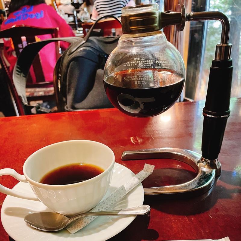 サイフォン珈琲　コロンビア　クレオパトラ(倉式珈琲店 札幌中島公園店)